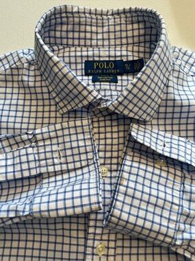Polo Ralph Lauren - all cotton checkered button up shirt Size XL